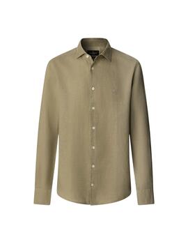 Hackett Shirt Light Khaki Gre