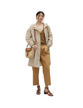 Lola Casademunt Trench Logotipada Crudo-Marron