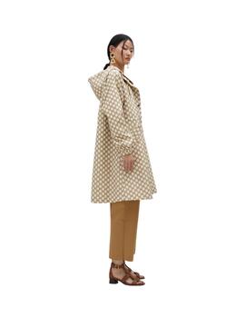 Lola Casademunt Trench Logotipada Crudo-Marron