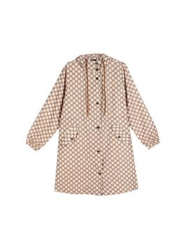 Lola Casademunt Trench Logotipada Crudo-Marron