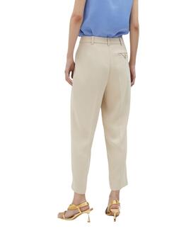 Lola Casademunt Pantalon Recto Fluido Crudo