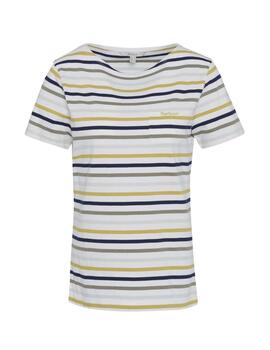 Barbour Barbour S/S Bradley Top / Cloud Stripe