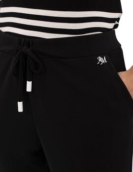 Anna Mora Pantalón Punto Sport Negro