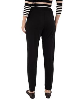 Anna Mora Pantalón Punto Sport Negro