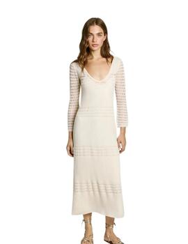 Pepe Jeans Vestido Paulina Mousse White