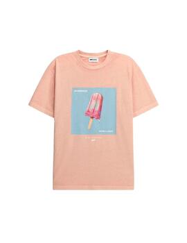 Gas Camiseta T-Shirt Dharis 'Ice Cool' Cameo Rose