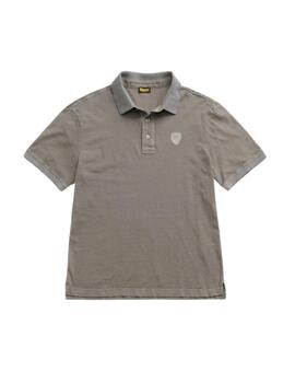 Blauer Polo Shirts Devitt Grigio Grifone