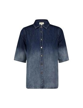 Gaudi Camicia Denim M/C Color Azul degradado