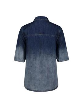 Gaudi Camicia Denim M/C Color Azul degradado