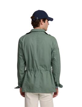 Silbon Parka Military Garment Dye Verde