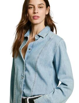 Pepe Jeans Camisa Belle Stud Denim