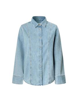 Pepe Jeans Camisa Belle Stud Denim