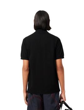 Lacoste Polo BORD-COTES MANCHES COURTES NOIR