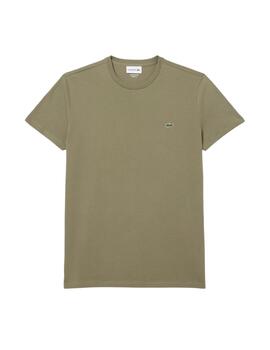 Lacoste Camiseta Verde Kaki