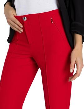 Mac Pantalones Anna Ruby Red