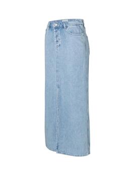 Mac Maxi Skirt Clean Light Blue Wash