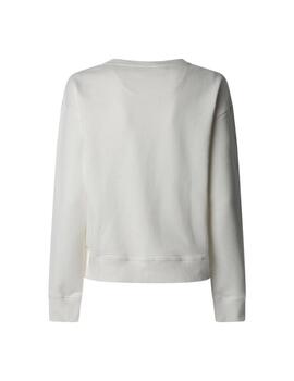 Pepe Jeans Sudadera Rosa Mousse White