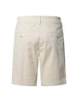 Pepe Jeans  Regular Chino Short Ivory White