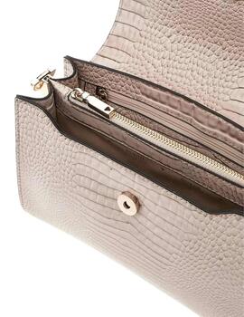 Guess Bolso Silvye Top Handle Flap Taupe