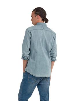 Gas Camisa Long Sleeves Shirt Kant New  Stone Wash