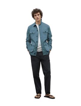 Ecoalf Saharaalf Jacket Man Dusty Blue