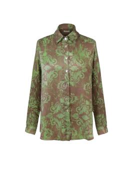 PAROLE Camisa estampada verde