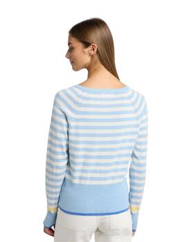 Frieda Cardigan Bay Blue