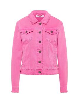 Frieda Denim Jacket Crazy Pink