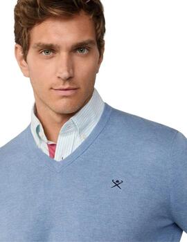 Hackett Knitwear Sea Blue