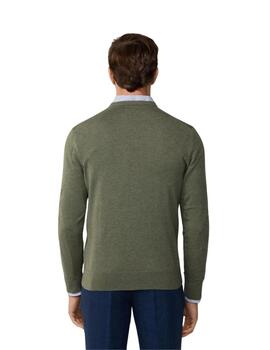 Hackett Knitwear Thyme Green