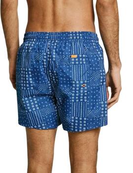 Pepe Jeans  Patchwork Swimshort Regal Blue