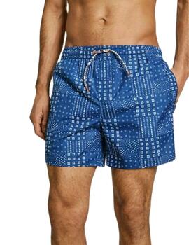 Pepe Jeans  Patchwork Swimshort Regal Blue