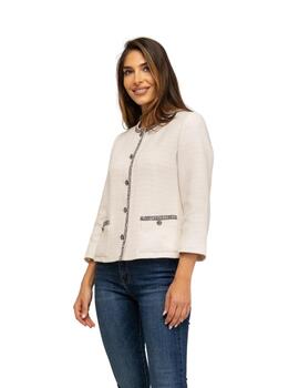 Fashion Chaqueta Blanco