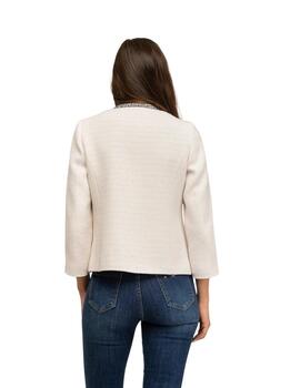 Fashion Chaqueta Blanco