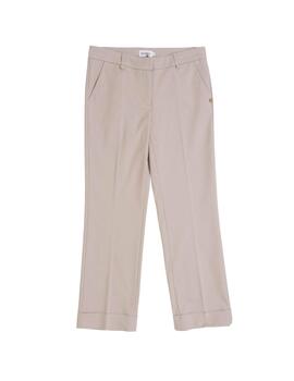 Hongo Pantalón Beige con vuelta