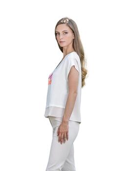 Hongo Blusa blanca Hello