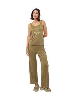 Mercedes De Miguel Pantalon Punto Elda Camel