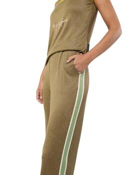 Mercedes De Miguel Pantalon Punto Elda Camel