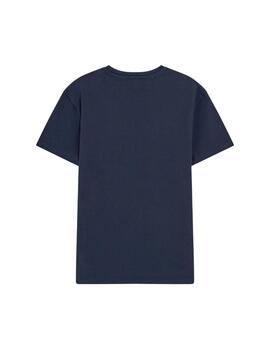 Gas Camiseta Scuba Gas Square Navy Blu