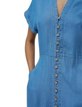 Salsa Vestido midi Lightdenim Azul