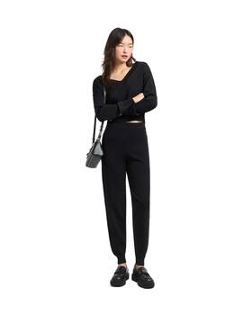 Armani Exchange Bolso negro de hombro