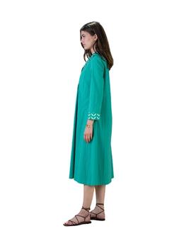 Hongo Vestido Verde Oscuro largo