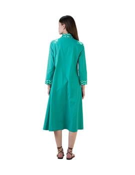 Hongo Vestido Verde Oscuro largo