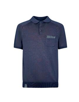 Markup Polo Azul marino manga corta