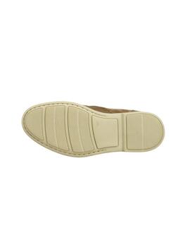 Calce Zapatos Beige sin cordón y suela de goma