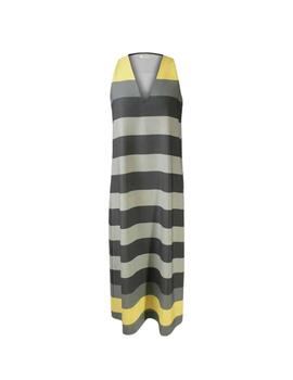 PAROLE Vestido estampado capri Amarillo aloe