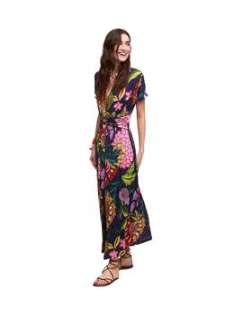 Aldo Martins Vestido largo Multicolor estampado