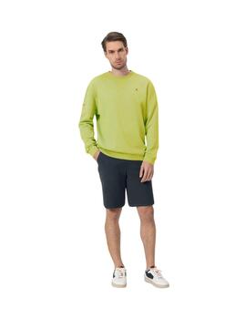 El Pulpo Sudadera Básica Bordado Verde pistacho
