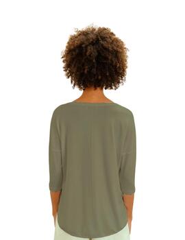 Guitare Camiseta manga 3/4 y escote pico Verde