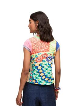 Aldo Martins Camiseta amarilla estampada